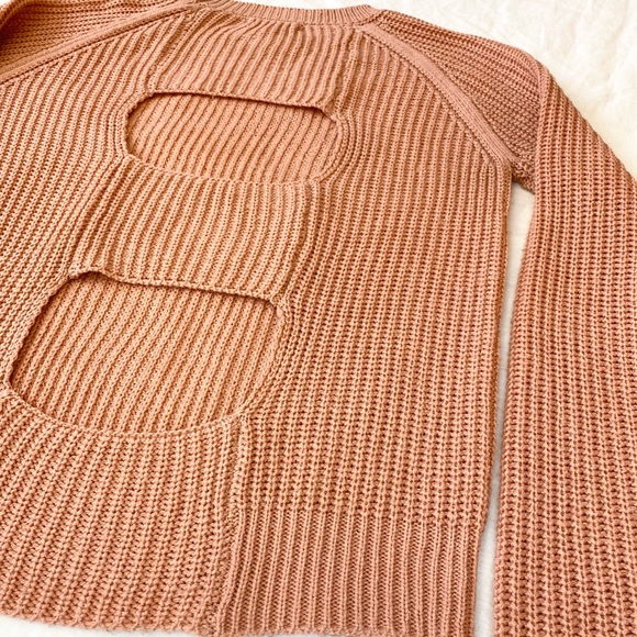 Jack by BB Dakota by Steve Madden Percival Sweater in Rose Dawn - Picture 9 of 10